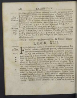 Liber XLII.
