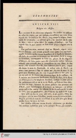 Article VIII