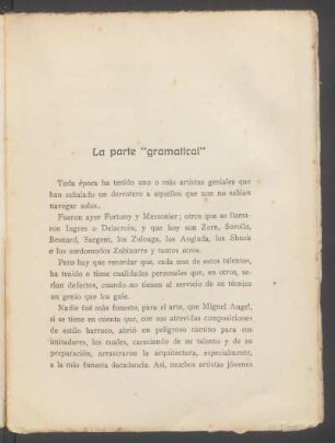 La parta "gramatical"