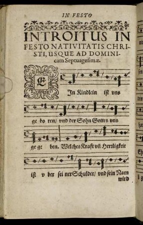 Introitus In Festo Natiuitatis Christi [...]