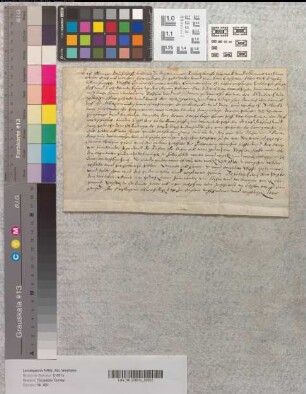 Lehnrevers des Georg Druchtleiff [Druchtleben], den Abt Kaspar von Corvey mit einem freien Haus und Hof auf der Grove [Grube] zu Höxter und mit Gütern zu Boffzen und Albaxen belehnt hat.