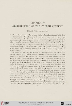 Chapter IV. Architecture of the Fourth Century