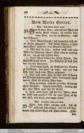 Vom Worte Gottes.
