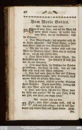 Vom Worte Gottes.