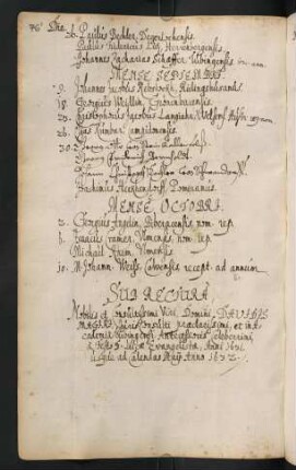 Winterhalbjahr 1631/1632. Rektorat David Magirus