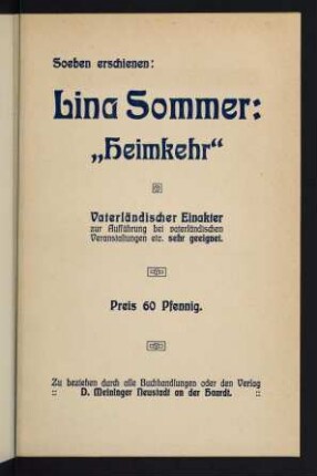 Verlagsanzeige