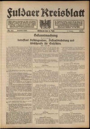 Zweite Ausgabe vom Mittwoch, den 04. Juli 1917.