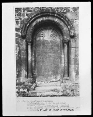 Schlosskirche Wechselburg — Portal