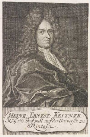 Bildnis des Heinr. Ernest Kestner