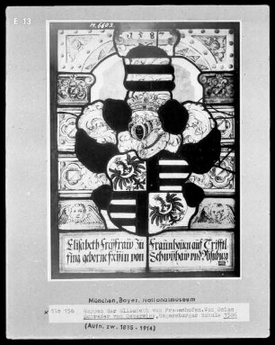 Wappen der Elisabeth von Frauenhofen