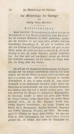 54-74 Zur Methodologie der Theologie