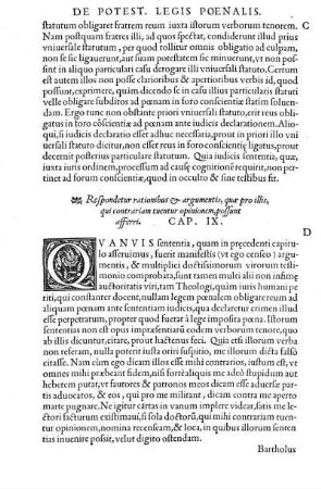 Respondetur rationibus & argumentis, quæ pro illis, qui contrariam tuentur opinionem, possunt afferri. Cap. IX.