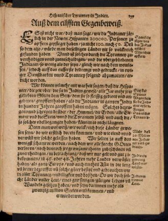 Auß dem eilfften Gegenbeweiß.