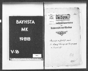 Anwürfe von Geistlichen gegen die Fürstlich Leiningen'sche Standesherrschaft in Amorbach.