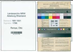 Entnazifizierung Otto Rempe, geb. 11.05.1878 (Stadtbote)