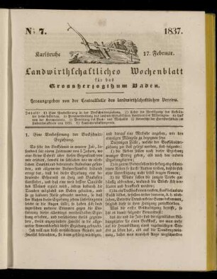 No 7. 1837. 17. Februar