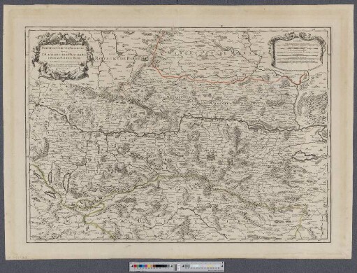 Partie Du Cercle D'Austriche, sçavoir l'Archiduché D'Austriche Divisé En Haute Et Basse