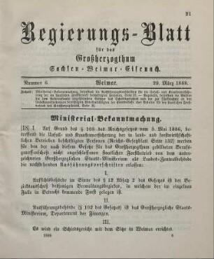 18. Ministerial-Bekanntmachung, betreffend die Ausführungsvorschriften für die Unfall- und Krankenversicherung der im staatlichen Forstbetrieb beschäftigten Personen