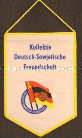 Wimpel der Gesellschaft für Deutsch-Sowjetische Freundschaft