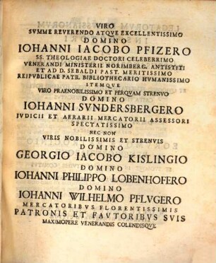 Dissertatio Praevia De Adornanda In Postervm Germania Sacra Medii Aevi