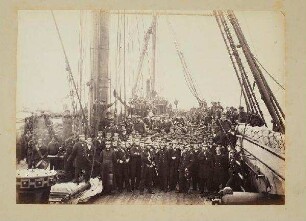 Österreichische Flotte 1864 - Fregatte Schwarzenberg, Besatzung