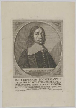 Bildnis des Ioh. Fridericus Böckelmannus