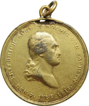 König Friedrich August I. - Verdienstmedaille