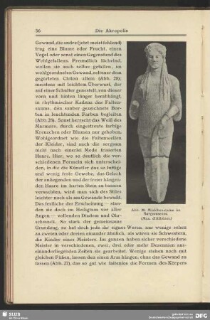 Mädchenstatue im Burgmuseum