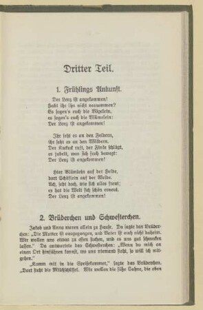Dritter Teil