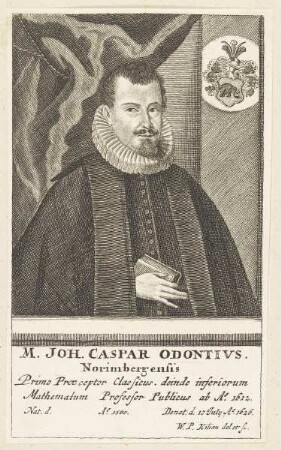 Bildnis des Joh. Caspar Odontivs