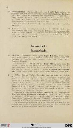 Incunabeln (Nr. 23-42)