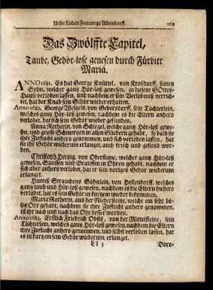 Das Zwölffte Capitel ...