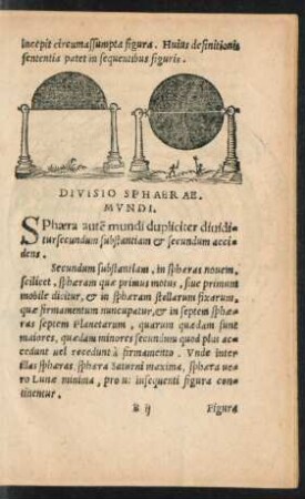 Divisio Sphaerae. Mundi.