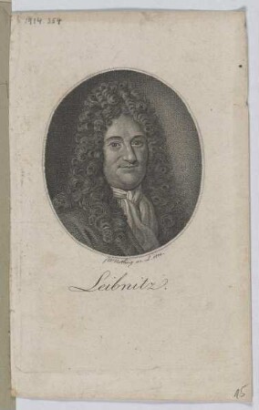 Bildnis des LeibnitzBildnis Gottfried Wilhelm Leibniz