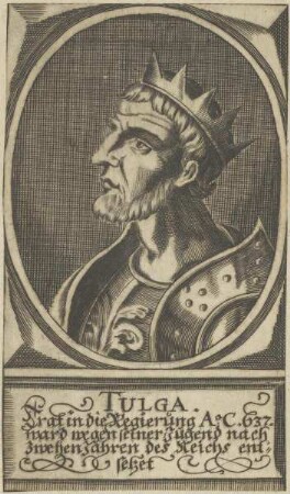 Bildnis des Königs Tulga