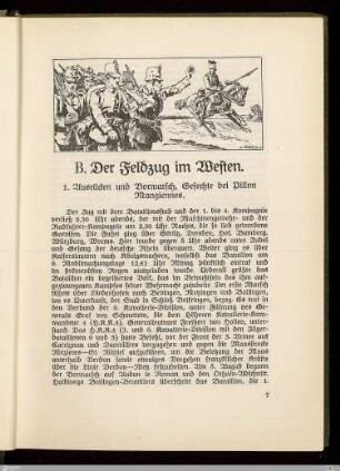 1. Ausrücken und Vormarsch, Gefechte bei Pillon Mangiennes