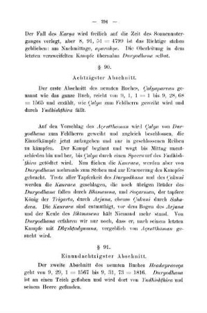 § 91. Einundachtzigster Abschnitt. - § 92. Zweiundachtzigster Abschnitt.