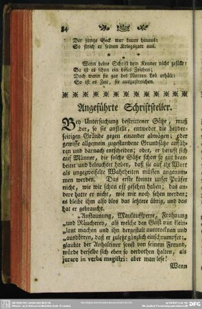 Angeführte Schriftsteller