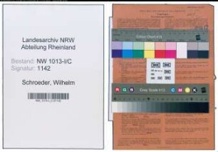 Entnazifizierung Wilhelm Schroeder , geb. 09.04.1879 (Trinkhallenbesitzer)