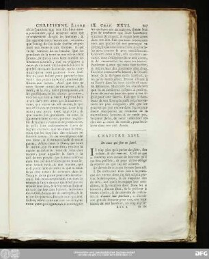 Chapitre XXVI. De ceux qui sont en santé.