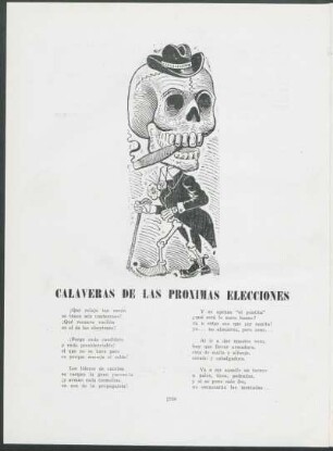 Calaveras de las próximas elecciones