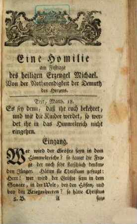 Sammlung auserlesener Kanzelreden über die vornehmsten Gegenstände in der Kirche, 5. 1778