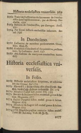 Historia ecclesiastica universalis