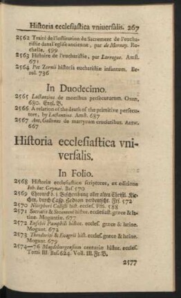 Historia ecclesiastica universalis