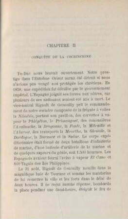 Chapitre II. Conquête de la Cochinchine