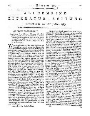 Briefe eines deutschen Greises an deutsche Männer. Frankfurt, Leipzig: 1787