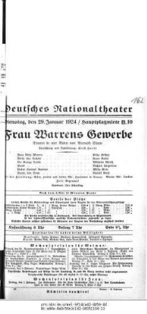 Frau Warrens Gewerbe