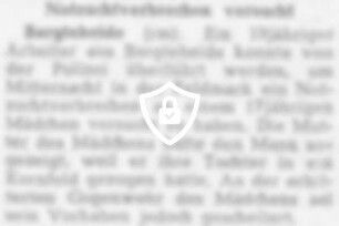 Notzuchtverbrechen versucht