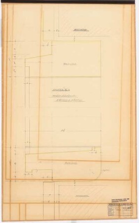 Reichsluftfahrtministerium, Berlin: Detailansicht Fassade V1 (3./4. OG) 1:1