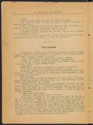 La receta